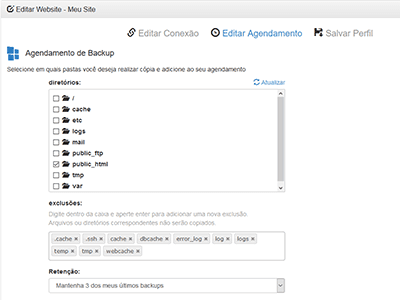 Agende backups