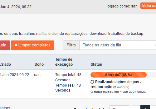 Monitoramento em tempo real